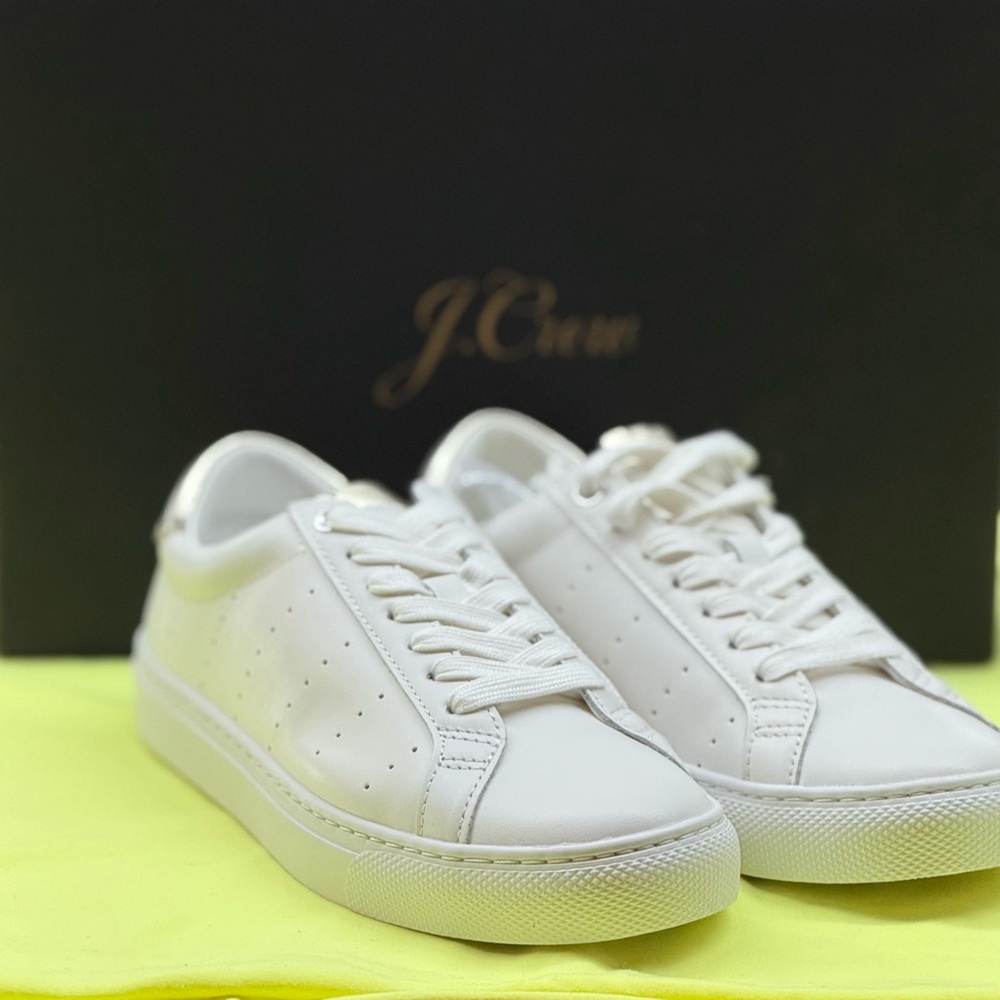 J. Crew Mirror Metallic Tab Saturday Sneaker